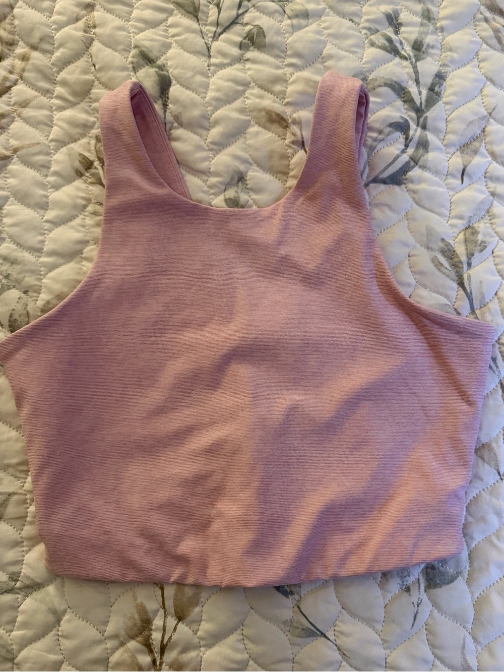 Outdoor Voices Mauve Pink Cropped Tank